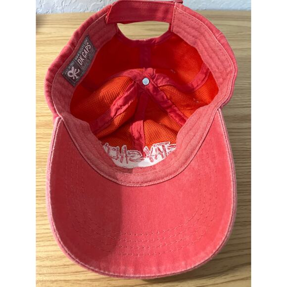 STAY SALTY VERO BEACH FL Coral Distressed, 6-panel dad style baseball cap hat - Picture 6 of 7